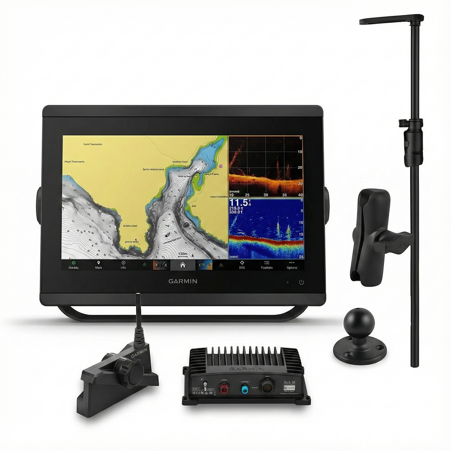 LiveScope™ Plus Ultimate Bundle: GPSMAP 8412xsv & LiveScope Plus with Pole