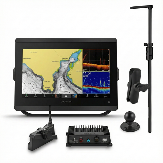 LiveScope™ Plus Ultimate Bundle: GPSMAP 8412xsv & LiveScope Plus with Pole