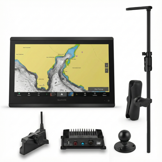 LiveScope™ Plus Tournament Bundle: GPSMAP 8416xsv & LiveScope Plus with Pole